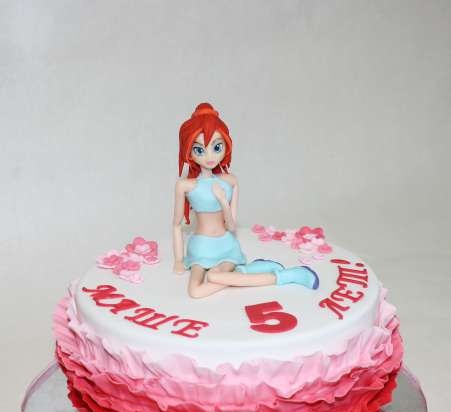 Torte con fate basate sul cartone animato Winx e altri