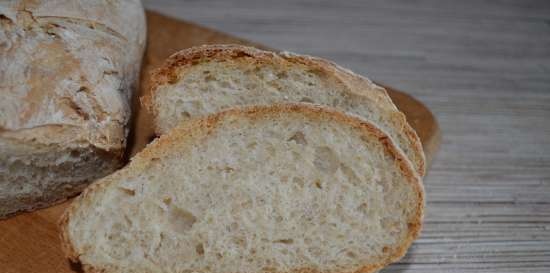 Rustiek brood op deeg volgens Kalvel (oven)