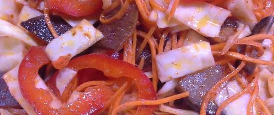 Ensalada de col coreana