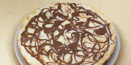 Cheesecake con glassa al cioccolato