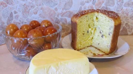 Kulich with Myasoedovskaya in the oven (master class)