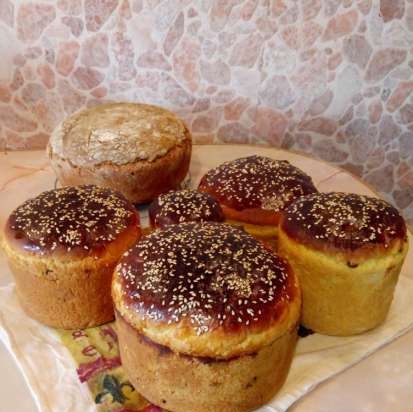 Kulich with Myasoedovskaya in the oven (master class)