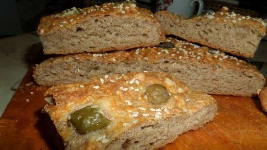 Segle de blat gairebé Focaccia