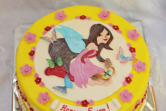 Torte con fate basate sul cartone animato Winx e altri