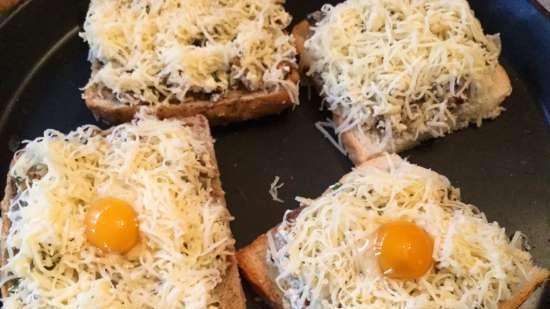 Tartins de bolets rústics per a comiats de solters o cerveses