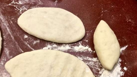 Torte fritte dall'impasto su brodo di patate (ricetta magra)