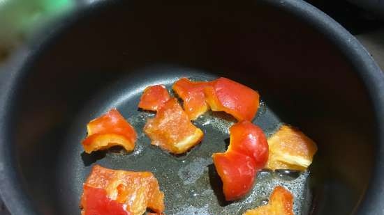 Peperoni ripieni di pesce bianco e gamberetti