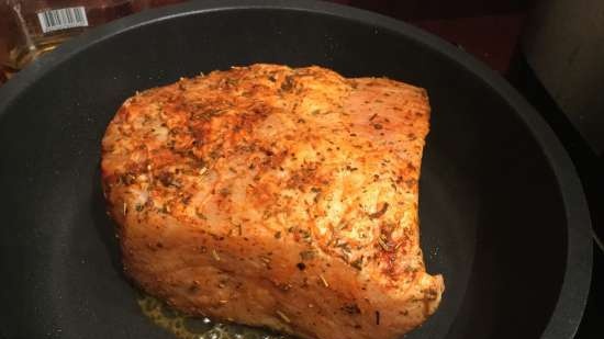 Pork in slow cooker (with rosemary) Rusell Hobbs