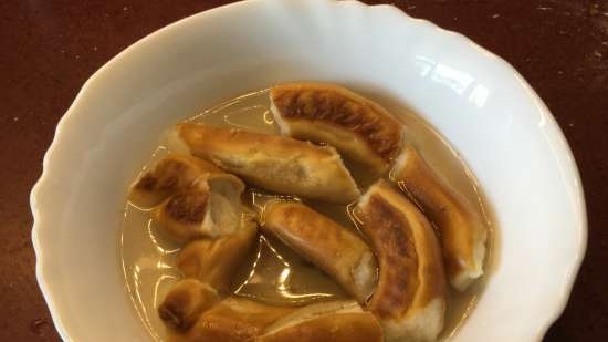 Σούπα με κουλούρια (pretzels) Laugenbrezelsuppe