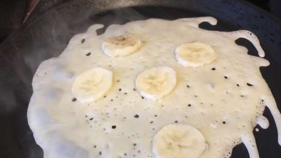 Banana Flamed Pancakes