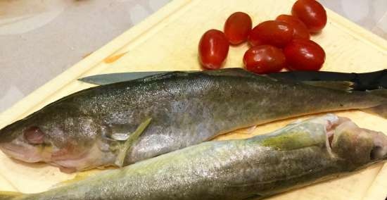 Zuppa di pesce con riso e peperone (di navaga o qualsiasi pesce)