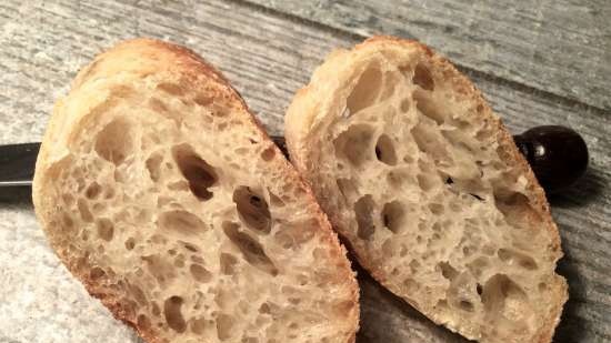 Baguette a lievitazione naturale di 36 ore