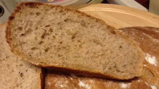 Pane di grano saraceno con semi di cumino a lievitazione naturale