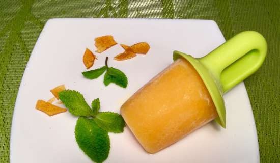 Sorbetto alla papaya e lime