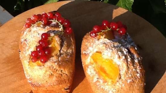 Torta di lamponi su crusca d'avena