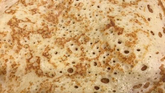 Ang yeast fermented milk pancake, tagapag-ingat