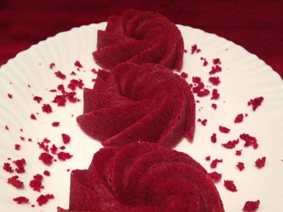 Pan di Spagna Red Velvet (Colore Naturale)