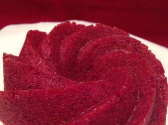 Pan di Spagna Red Velvet (Colore Naturale)