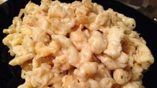 Spaetzle (Spetzle). Nozioni di base sulla cucina.