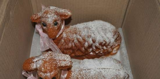 Kulich Lamb in forma di metallo