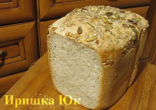 French sourdough bread in a bread maker