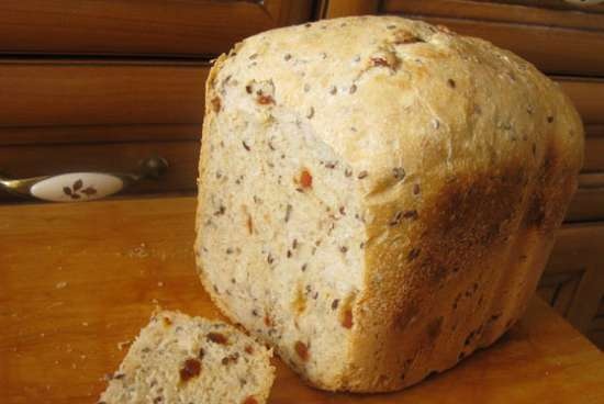 Bread with sun-dried sourdough tomatoes (oven)