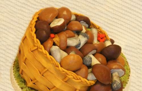 Autumn. Harvest. Mushrooms (cakes)