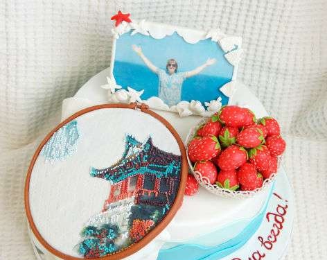 Pananahi. Needlework (cake)