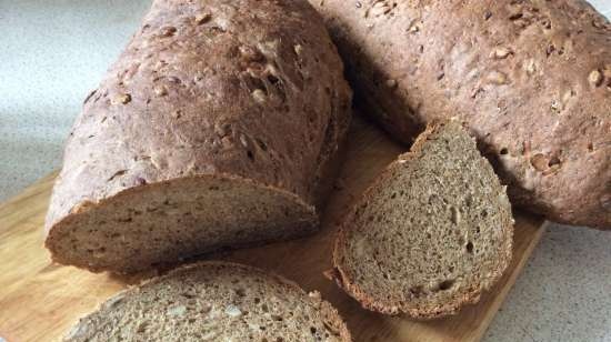 Wheat-rye bread with grain mixture Gourmet