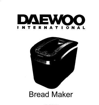 Broodbakmachine DAEWOO DI-9155