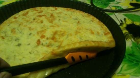 Khachapuri snel op een andere manier in een contactgrill VVK