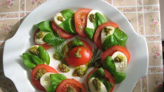 Caprese voorgerecht