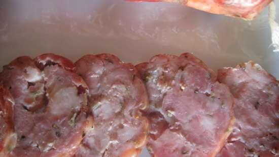 Salsiccia al forno casalinga piccante