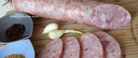 Sausage at home