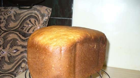 Kulich of the 19th century according to a traditional family recipe in a bread maker