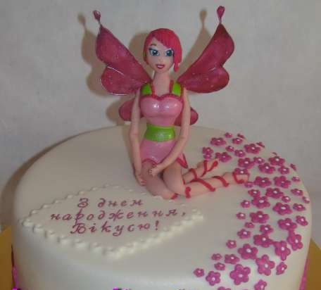 Torte con fate basate sul cartone animato Winx e altri