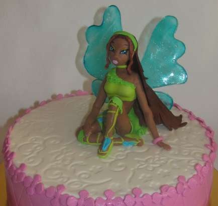 Torte con fate basate sul cartone animato Winx e altri