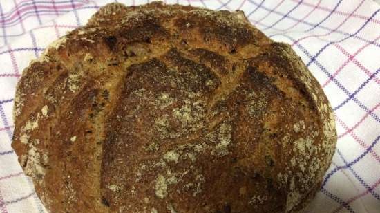 Homemade Whole Grain Bread ni Adi Safran