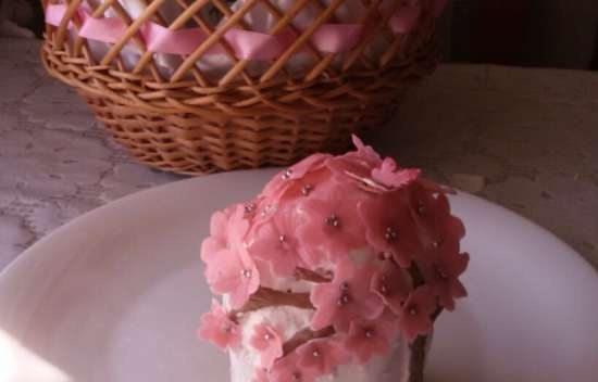 Examples of decorating Easter cakes and Easter