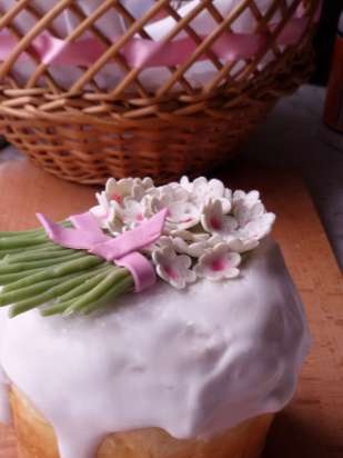 Examples of decorating Easter cakes and Easter