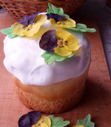 Examples of decorating Easter cakes and Easter