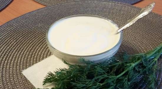 Mayonesa casera con leche sin huevos