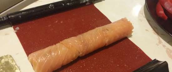 Rotllos de tempura i nigiri