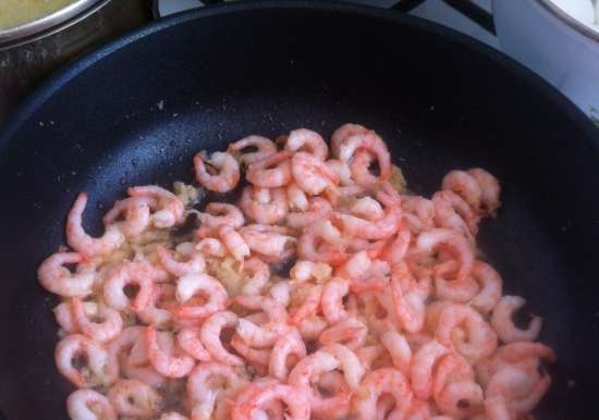 Bulgur amb gambes i verdures