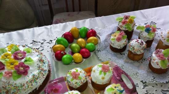 Kulich con Myasoedovskaya en el horno (clase magistral)