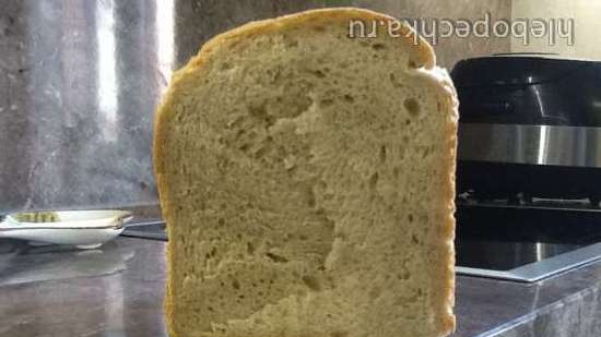 Pan de trigo con masa madre de centeno