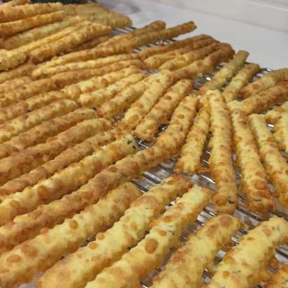 Cheese sticks with cumin