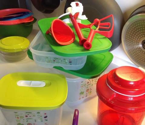 Platos de plástico Tupperware - opiniones