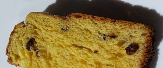 Torta di mandorle su tuorli