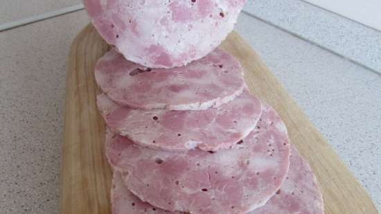 Homemade ham (collection of recipes for ham mills)